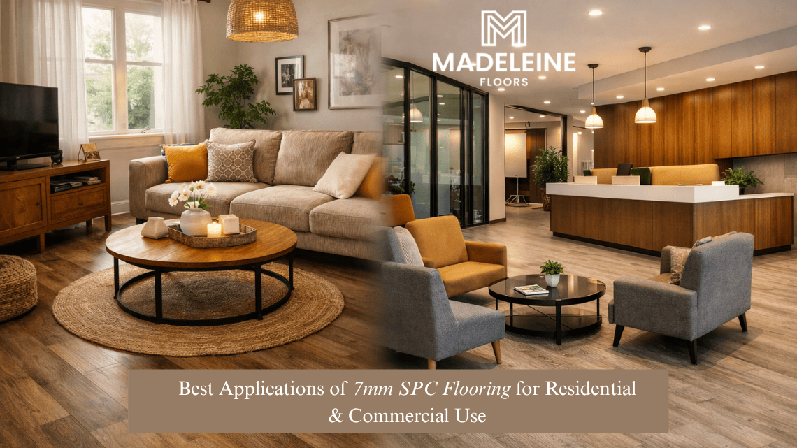 Best Applications of 7mm SPC Flooring for Residential & Commercial Use