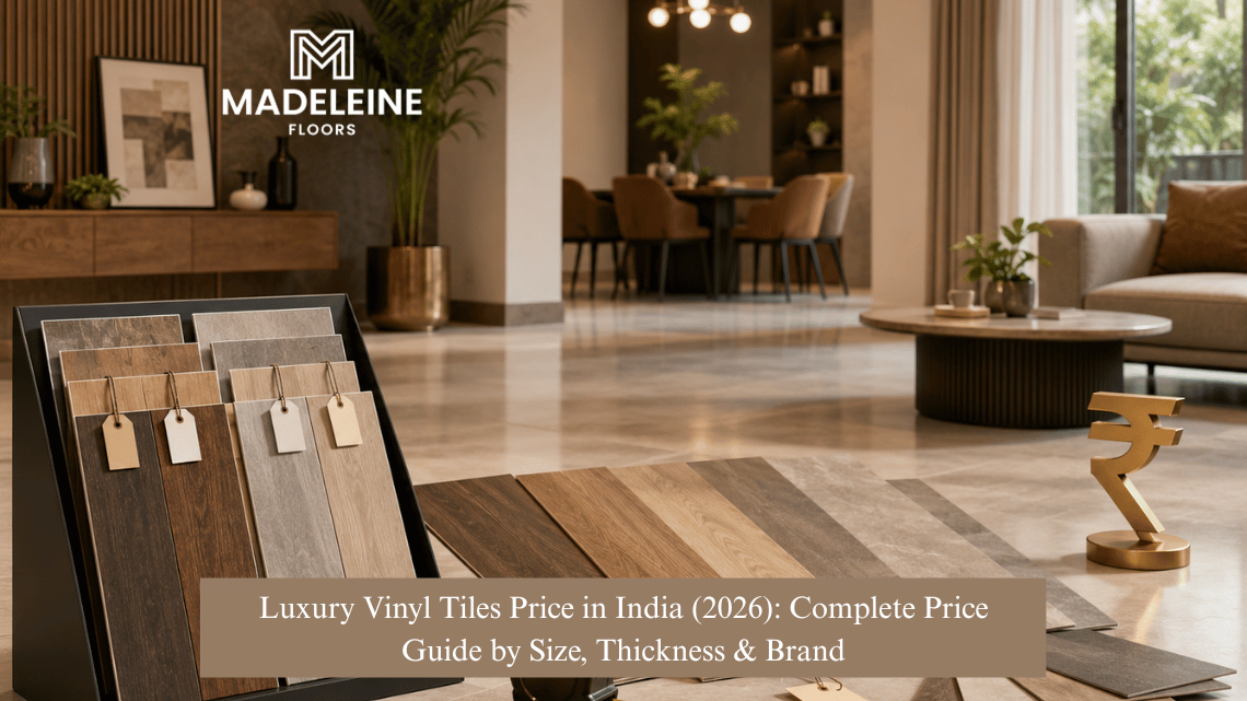 Luxury Vinyl Tiles Price in India (2026) Complete Price Guide by Size, Thickness & Brand